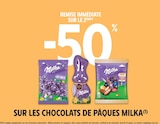 -50% de remise immédiate sur le 2ème produit sur les Chocolats de Pâques Milka à Intermarché Express dans Rillieux-la-Pape