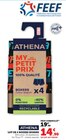 Lot de 4 boxers homme - ATHENA en promo chez Super U Ajaccio à 14,90 €