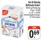Aktuelles Raffinade Zucker Angebot bei nah und gut in Würzburg ab 0,69 €