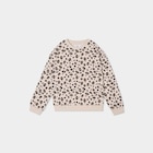 Sweat col rond manches longues sable fille - La Halle Sweat col rond manches longues sable fille à 7,99 € dans le catalogue La Halle