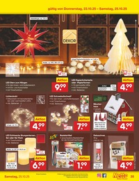 Weihnachtsdekoration Angebot im aktuellen Netto Marken-Discount Prospekt auf Seite 39