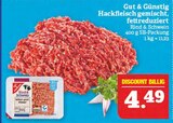 Aktuelles Hackfleisch gemischt, fettreduziert Angebot bei Marktkauf in Erlangen ab 4,49 €