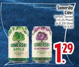 Apple Cider im EDEKA Prospekt Apple Cider von Somersby im aktuellen EDEKA Prospekt für 1,29 €