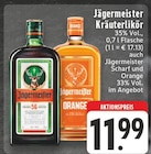 Jägermeister Kräuterlikör im Angebot bei E center in Recklinghausen Jägermeister Kräuterlikör Angebote von Jägermeister bei E center Recklinghausen für 11,99 €