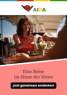 AIDA Prospekt Eine Reise im Sinne der Sinne mit  Seite in München und Umgebung