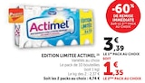 Edition Limitée Actimel - Actimel à 1,35 € dans le catalogue U Express