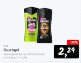 Duschgel im Angebot bei Konsum in Pirna Duschgel Angebote von Axe bei Konsum Pirna für 2,29 €