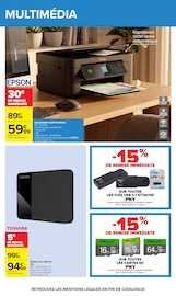Promos Disque Dur dans le catalogue "Carrefour" de Carrefour Disque Dur en promo dans le catalogue Carrefour à la page 57