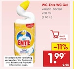Aktuelles WC-Ente WC Gel Angebot bei Netto Marken-Discount in Aachen ab 1,99 €