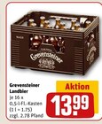 Grevensteiner Landbier Angebote bei REWE Engelskirchen für 13,99 €
