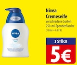 Nivea Cremeseife im Angebot bei famila Nordost in Neumünster Nivea Cremeseife Angebote bei famila Nordost Neumünster für 5,00 €