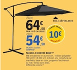 E.Leclerc Fondettes - Promo Parasol Excentré Rond Promo Parasol Excentré Rond à 54,50 € dans le catalogue E.Leclerc à Fondettes