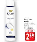 Deo Spray Angebote von Dove bei EDEKA Pforzheim für 2,29 €