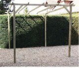 Pergola droite en pin en promo chez Super U Blois à 99,99 €