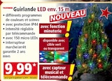 Promo Guirlande LED env. 15 m à 9,99 € dans le catalogue Norma à Mattaincourt
