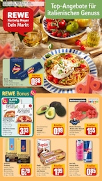 REWE Prospekt „Dein Markt“ für Borgentreich und Umgebung mit 32 Seiten REWE Prospekt für Borgentreich und Umgebung: „Dein Markt“, 32 Seiten, 12.05.2025 - 17.05.2025