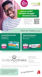 mea - meine apotheke Apotheken Prospekt der aktuellen Woche mit 4 Seiten, gültig von 01.06.2026 bis 30.06.2026, in Obermichelbach und Umgebung Aktueller mea - meine apotheke Apotheken Prospekt in Obermichelbach und Umgebung, "Unsere Juni-Angebote" mit 4 Seiten, 01.06.2026 - 30.06.2026