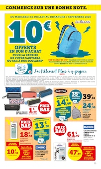 Promo Calculatrice Scientifique dans le catalogue Super U du moment à la page 11