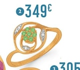 E.Leclerc Schweighouse-Thann - Promo Bague émeraudes et diamants Promo Bague émeraudes et diamants à 349,00 € dans le catalogue E.Leclerc à Schweighouse-Thann