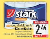 sooo stark klassik Küchentücher von GUT&GÜNSTIG im aktuellen EDEKA Prospekt für 2,44 €