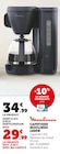 CAFETIERE MOULINEX 1000W - Moulinex - Super U à Rennes CAFETIERE MOULINEX 1000W - Moulinex en promo chez Super U Rennes à 29,99 €