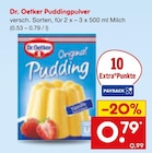 Puddingpulver im Angebot bei Netto Marken-Discount in Schwäbisch Gmünd Puddingpulver Angebote von Dr. Oetker bei Netto Marken-Discount Schwäbisch Gmünd für 0,79 €