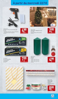 Promotion Couronne Noël dans le prospectus Aldi, valable du 21/10/2025 au 27/10/2025 Promo Couronne Noël dans le catalogue Aldi du moment à la page 29
