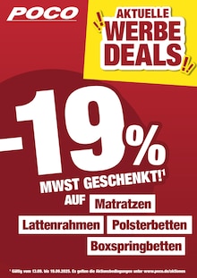 Aktueller POCO Prospekt "AKTUELLE WERBEDEALS" Seite 1 von 1 Seite für Landshut