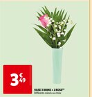 VASE 3 BRINS + 1 ROSE dans le catalogue Auchan Supermarché