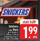 Snickers Angebote von Snickers bei EDEKA Mönchengladbach für 1,99 €