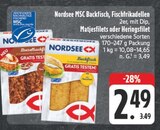 MSC Backfisch Angebote von Nordsee bei EDEKA Gera für 2,49 €