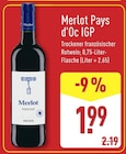Aktuelles Pays d'Oc IGP Angebot bei ALDI Nord in Berlin ab 1,99 €
