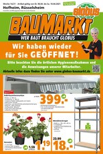 Globus-Baumarkt Prospekt für Rüsselsheim mit 24 Seiten Globus-Baumarkt Prospekt für Rüsselsheim: "WER BAUT BRAUCHT GLOBUS", 24 Seiten, 04.04.2021 - 10.04.2021
