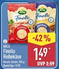 Finello Reibekäse von Arla für 1,49 € bei ALDI Nord im Angebot Finello Reibekäse von Arla im aktuellen ALDI Nord Prospekt