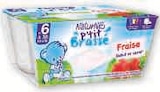 Dessert P'tits Brassé des 6 mois - Nestlé en promo chez Super U Dessert P'tits Brassé des 6 mois - Nestlé dans le catalogue Super U