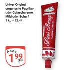Original ungarische Paprikacreme Mild von Univer im aktuellen GLOBUS Prospekt