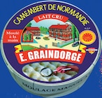 Camembert de Normandie AOP - E.GRAINDORGE à 2,79 € dans le catalogue Intermarché Hyper