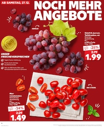 Weintrauben Angebot im aktuellen Kaufland Prospekt auf Seite 16