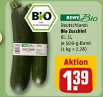 Bio Zucchini Angebote von REWE Bio bei REWE Pirna für 1,39 €