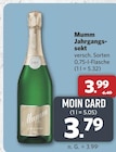 Jahrgangssekt Angebote von Mumm bei combi Osnabrück für 3,79 €