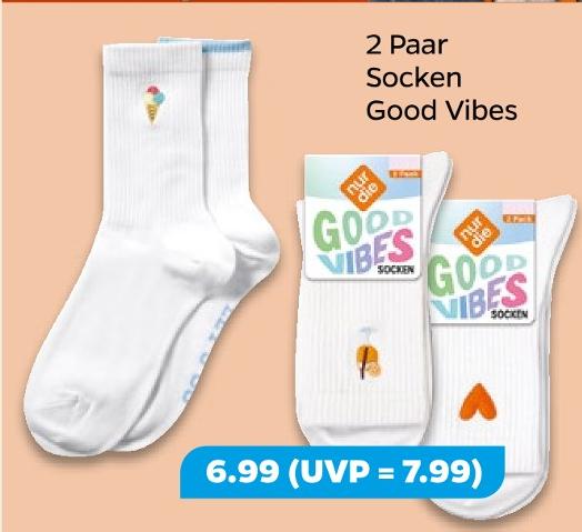 2 Paar Socken Good Vibes