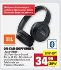 On-Ear-Kopfhörer Tune 570BT im Angebot bei E center in Ulm On-Ear-Kopfhörer Tune 570BT Angebote von JBL bei E center Ulm für 34,99 €