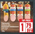 Rügenwalder Teewurst oder Pommersche Gutsleberwurst von Rügenwalder im aktuellen EDEKA Prospekt