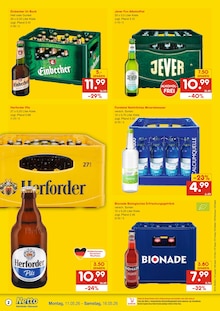 Bier im Netto Marken-Discount Prospekt "DER ORT, AN DEM DU IMMER AUSGEZEICHNETE PREISE FINDEST." mit 6 Seiten (Lippstadt)