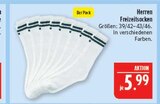 Herren Freizeitsocken Angebote bei Marktkauf Schweinfurt für 5,99 €