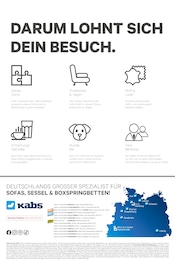 Aktueller Kabs Prospekt mit Boxspringbett, "SOFATRENDS", Seite 11