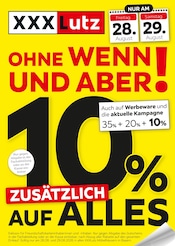 XXXLutz Möbel & Einrichtung Prospekt der aktuellen Woche mit 2 Seiten, gültig von 22.08.2026 bis 29.08.2026, in Sulzbach-Rosenberg und Umgebung Aktueller XXXLutz Möbel & Einrichtung Prospekt in Sulzbach-Rosenberg und Umgebung, "OHNE WENN UND ABER!" mit 2 Seiten, 22.08.2026 - 29.08.2026