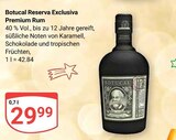 Aktuelle Rum Angebote bei GLOBUS in Krefeld Aktuelles Reserva Exclusiva Premium Rum Angebot bei GLOBUS in Krefeld ab 29,99 €