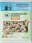 Promo Champignons de Paris émincés surgelés à 1,59 € dans le catalogue U Express à Le Grau-du-Roi