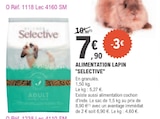 Alimentation lapin - SELECTIVE en promo chez E.Leclerc Alimentation lapin - SELECTIVE dans le catalogue E.Leclerc